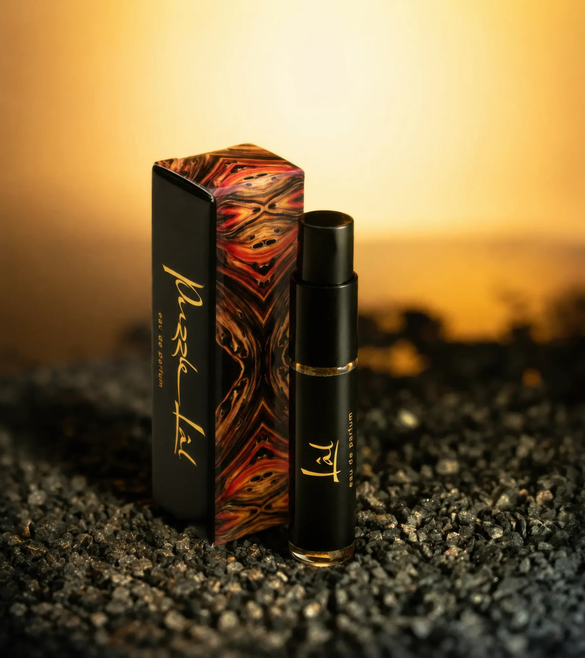 Puzzle Lal 2.5 ml tester, studio photograph
