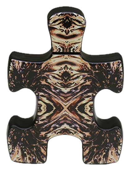 Puzzle Fibonacci Eau de Parfum bottle, a sculptural design derived from artist Tahir Cengiz Yatağan’s work