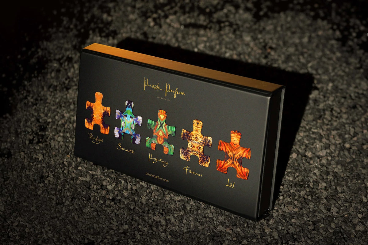Puzzle Parfum Discovery Set, stüdyo çekimi