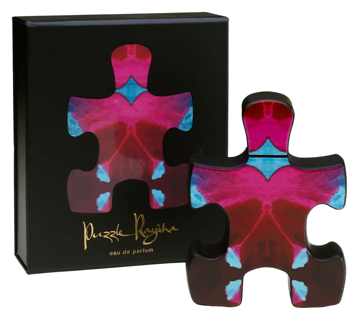 Puzzle Rayiha Eau de Parfum 90 ml, heykelsi sanat şişesi ve kutusu