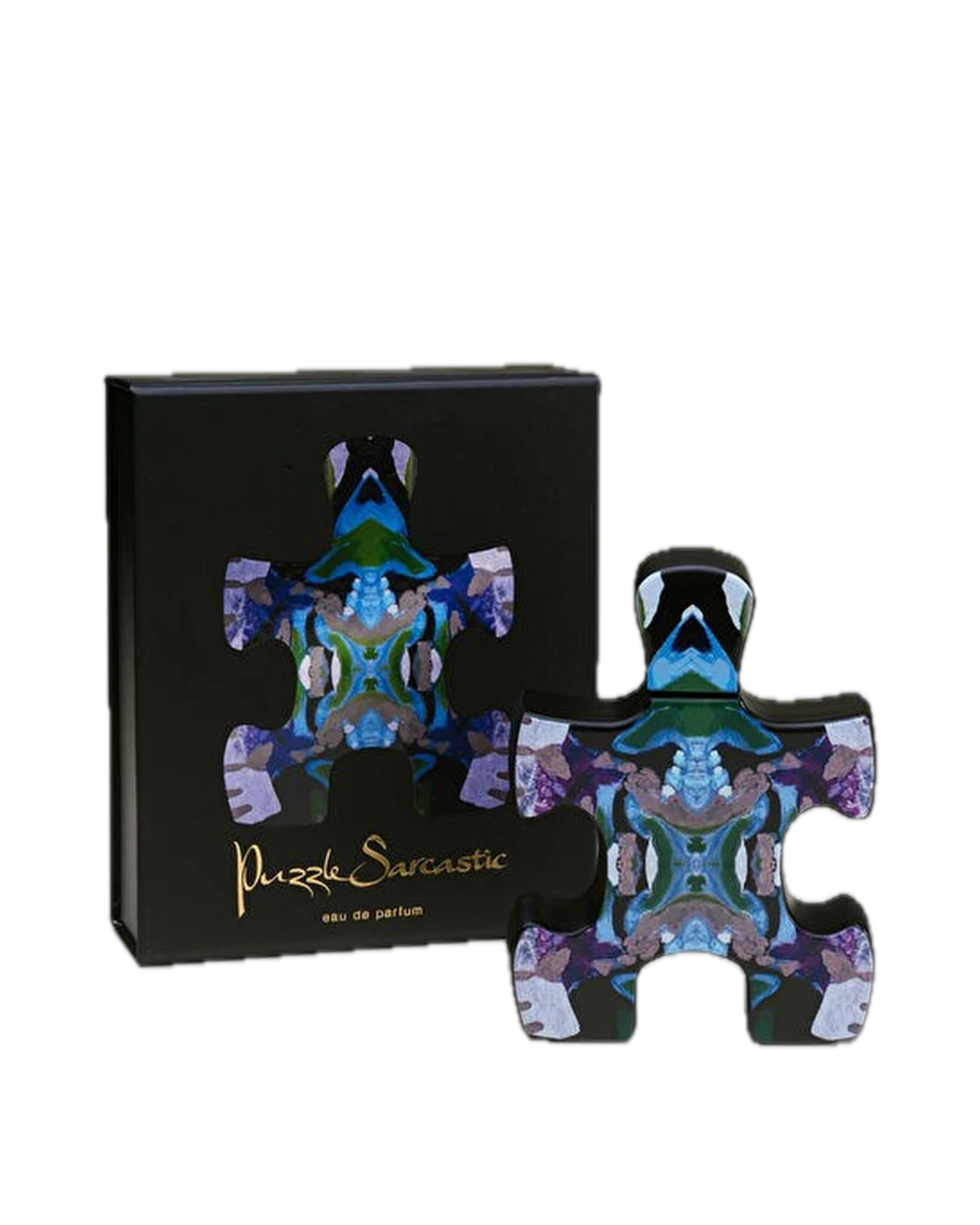 Puzzle Sarcastic Eau de Parfum, heykelsi sanat şişesi